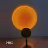 Lâmpada de Pôr do Sol Famosa na Internet, Lâmpada de Mesa Recarregável por USB, Lâmpada de Pôr do Sol com Projeção de Arco-Íris, Lâmpada de Pôr do Sol Popular para Atmosfera de Fundo