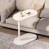 Mesa Lateral Móvil Lista para Usar para Sala de Estar, Sofá, Dormitorio, Mesita de Noche, Mesa Redonda Sencilla, Almacenamiento para Balcón, Mesa de Té Pequeña