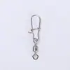 Equipo de pesca: anillo de ocho, pasador mejorado estilo americano, conector de alta resistencia de acero inoxidable, accesorio para conectar señuelos de anillo de ocho