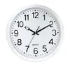 Reloj de Pared al por Mayor de Fábrica Simple Venta Caliente en Amazon Reloj de Cuarzo con Textura de Madera Marrón Decoración para Sala de Estar