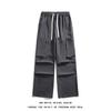 Pantalones Drapeados de Seda de Hielo para Hombre 2025 Nuevo Verano Delgados de Secado Rápido Casuales Pantalones Largos Modernos Versátiles Sueltos Rectos