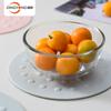 Mantel Grueso Redondo, Simple, Estilo Europeo, de Silicona, Aislante de Calor, Antideslizante, para Tazas y Tazones con Agujero para Colgar, Posavasos para Mesa de Comedor, Comida Occidental, Estilo Nórdico
