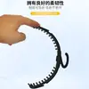 Estante negro para ropa interior con forma de peine tamaño grande para hombre clip de plástico para ropa interior dientes estante para sujetador ropa interior clip para ropa interior al por mayor