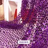 Tecido Lantejoula / Lantejoula Densa / Malha Bordada com Lantejoulas Douradas com Pingentes de Lantejoulas Contas Fundo de Casamento Tecido Decorativo