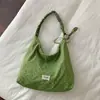 Bolso de Hombro de Estilo Coreano de Nicho con Lunares para Mujer, Bolso de Lona de Gran Capacidad, Bolso Tote, Bolso Cruzado