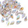 Nueva Gota de Agua Fondo Puntiagudo Transparente Broca para Uñas DIY Ropa Carcasa para Teléfono Móvil Diamante Parche para Uñas Joyería para Uñas