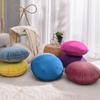 Funda de Almohada de Terciopelo de Color Sólido Nórdico Terciopelo Coche Sofá Cama Cojín Almohada de Cintura Lindo Ins Almohada Redonda