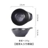 Plato de cerámica para condimentos estilo japonés vajilla de cocina sushi snack creativo plato pequeño con asa plato para salsa para hot pot venta al por mayor
