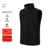 Chaleco de Polar para Hombre y Mujer Nuevo Otoño Invierno Chaleco Cálido Gilet Deportes al Aire Libre Casual Engrosado Cálido Chaqueta de Esquí