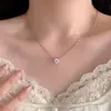Cadena para Clavícula con Circonita Brillante de Lujo Ligero Lágrima de Elfo Estilo Caliente Nuevo 2026 Moda Versátil Gargantilla Simple para Mujeres