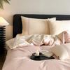 Yuchuan Conjunto de Quatro Peças Escovado Cerâmico de 100 Fios, Roupa de Cama de Algodão Puro Grau Materno e Infantil, Roupa de Cama Espessa para Outono e Inverno