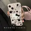 Funda de Teléfono Ins Dulce Fresca Estéreo Cereza Gato Kt Manzana 17Promax Iphone14/12/13/8/Xs Max