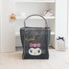 Bolsa de playa impermeable de dibujos animados para natación, fitness, gran capacidad, bolsa de almacenamiento, bolso de mano casual de moda, portátil, de malla, transparente