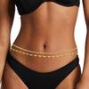Nova corrente de cintura de strass multicamadas da Amazon Corrente de metal para biquíni de praia europeia e americana Corrente corporal