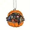 Colgante Decorativo Halloween Horror Calabaza Festivo Transfronterizo Nuevo Acrílico Plano Interior del Coche Espejo Retrovisor
