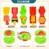 Caja Pequeña tema arcilla de colores juguetes para niños traje Plastilina arcilla de colores para bebés helado molde de dentista caja de color para niña