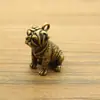 Pingente Sólido de Cobre do Signo Cachorro Latão Cachorro Wang Wang Chaveiro de Carro Pingente Pequenos Enfeites de Mesa