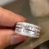 Venda Direta de Fábrica Cao Shi Ring Mais Vendido na Temu para Mulheres Anel Geométrico com Zircônia Microincrustada Estilo Brilhante Chique da Moda