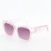 Nuevas Gafas de Sol Cuadradas de Moda para Mujer, Gafas de Sol Polarizadas Marrones Degradadas Estilo Europeo y Americano, Producto Versátil de Tendencia con Protección Solar Transfronteriza