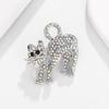 Blue Hao Nova Moda Popular na Internet Quente Broche Completo de Diamante Gatinho Fofo Animal Acessórios para Roupas Femininas broche