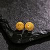 Prata 925 Banhada a Ouro Seiko Seis Palavras Esfera Oca Contas Acessórios DIY Novo Estilo Chinês Acessórios de Contas