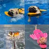 Produto exclusivo para exportação da Amazon: colete salva-vidas refletivo para cachorro com suporte de queixo, colete flutuador para pet, roupa de banho para cães pequenos e grandes