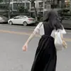 Vestido Auténtico de Otoño Falda de Protección contra la Leche Conjunto de Uniforme JK Japonés Falda Adelgazante Estilo Academia Camisa Dulce Tirantes