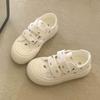 Zapatillas Transpirables de Moda para Mujer 2025 Nuevos Zapatos Blancos de Suela Gruesa Lona Fina Elegantes Zapatos de Pan