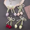 Colgantes para llaveros, accesorios para ropa, pulseras y brazaletes - al por mayor - hechos a mano con cuerda de algodón tejida de colores