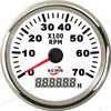 Ech85Mm Yates, Lanchas Rápidas, Barcos, Barcos de Pesca, Coches Modificados, Tacómetro Indicador de Coche, 7000 RPM, Relación de Velocidad Ajustable