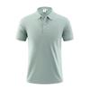 Ropa de Trabajo Camisa Polo Manga Corta Logo Impreso Unisex Cuello Solapa Negocios Paul Top Verano Camiseta Bordada