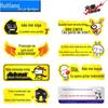 Novos adesivos de carro criativos engraçados 17 * 6,5 cm escovados refletivos adesivos de carro personalizados adesivos para carroceria