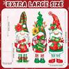 Placa de Plástico PP Placa de Pátio de Natal Anão com Decoração de Pilha Decoração de Caminho de Natal Placa Oca Outdoor