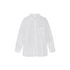 Camisa Honesta Relajada y Relajada Estilo Old Money Camisa de Manga Larga Traje Lino Blanco Mujer Delgado Protección Solar Casual Traje Verano