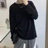 Camiseta casual e estilosa de manga comprida para homens, camiseta esportiva canelada, top base de manga comprida moderno em malha waffle, fresco e bonito para homens