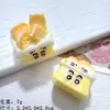 Cola Creme Capa de Celular Faixa de Cabeça Adesivo para Copo d'Água Gato Desenho Animado Estéreo Caixa Xiaoxin Série Roxa Acessórios de Resina DIY