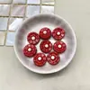 Contas Pequenas de Margarida Laqueadas em Acrílico para DIY/Acessórios de Decoração para Headwear, Corrente de Celular, Chaveiro, Bolsa