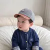Gorro para bebé para primavera y otoño, gorra de béisbol linda estilo coreano para bebés y niños pequeños, sombrero para protección solar y contra el viento para exteriores