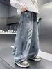 Nueva colección de otoño de pantalones vaqueros para niños, con diseños de moda, estampados de grafiti y un look estiloso adecuado para niños y estudiantes de secundaria.