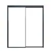 Puerta Deslizante de Aleación de Titanio-Magnesio-Aluminio Ultraestrecha del Fabricante para Sala de Estar y Balcón, Puerta Divisoria de Vidrio, A Prueba de Viento, Impermeable y Aislante Térmico