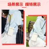 Porta-Cartão de Moeda Personalizado DIY com Zíper em Lona Bolsa de Armazenamento para Celular de Tecido Pequena Bolsa Transversal Portátil