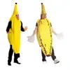 Fantasia de Banana para Adultos Homens e Mulheres Cosplay de Halloween Festa Bar Performance Terno M Feijão Terno de Casal Terno de Banana Madura