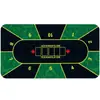 Tapete de Mesa para Texas Hold'em Transfronterizo de Barro de Diatomeas Dados Sic Tesoro Mantel de Mesa Tapete Redondo Fichas Tarjetas de Póker Blackjack Tapete de Mesa