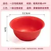 Tigelas Descartáveis de Arroz Vermelho Feitas de Cascas de Arroz, Louça de Grau Alimentício para Uso Doméstico, Casamentos, Banquetes, Ocasiões Festivas e Celebrações de Ano Novo, Ecológicas e Higiênicas