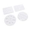 40 nuevos aretes colgantes de cristal joyería gota molde DIY espejo gema resina abrasivo molde de silicona
