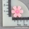 Accesorios de Resina de Flores para Zuecos DIY de Niños, Accesorios para el Cabello, Flor de Cinco Pétalos de Gelatina, Kit de Materiales para Sombreros de Sol al por Mayor
