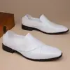 Mais Vendido na Amazon Transfronteiriço Brilhante Slip-on Sapatos Masculinos de Couro Casual Britânico Formal de Negócios Bico Fino - 25409