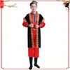 Trajes de Danza de Xinjiang Estilo Étnico Danza de Apertura Uigur Falda Larga Atuendo de Performance Falda Larga para Adultos