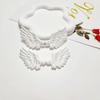 Satén Repujado Ultrasónico Alas de Ángel DIY Decorativo Pastel Ropa Barra de Soporte Accesorios para Juguetes