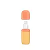Frasco Spray de Maquiagem Laranja 30/50/80ml Pet Spray Hidratante Frasco Spray Pequeno Frasco Dosador por Pressão
